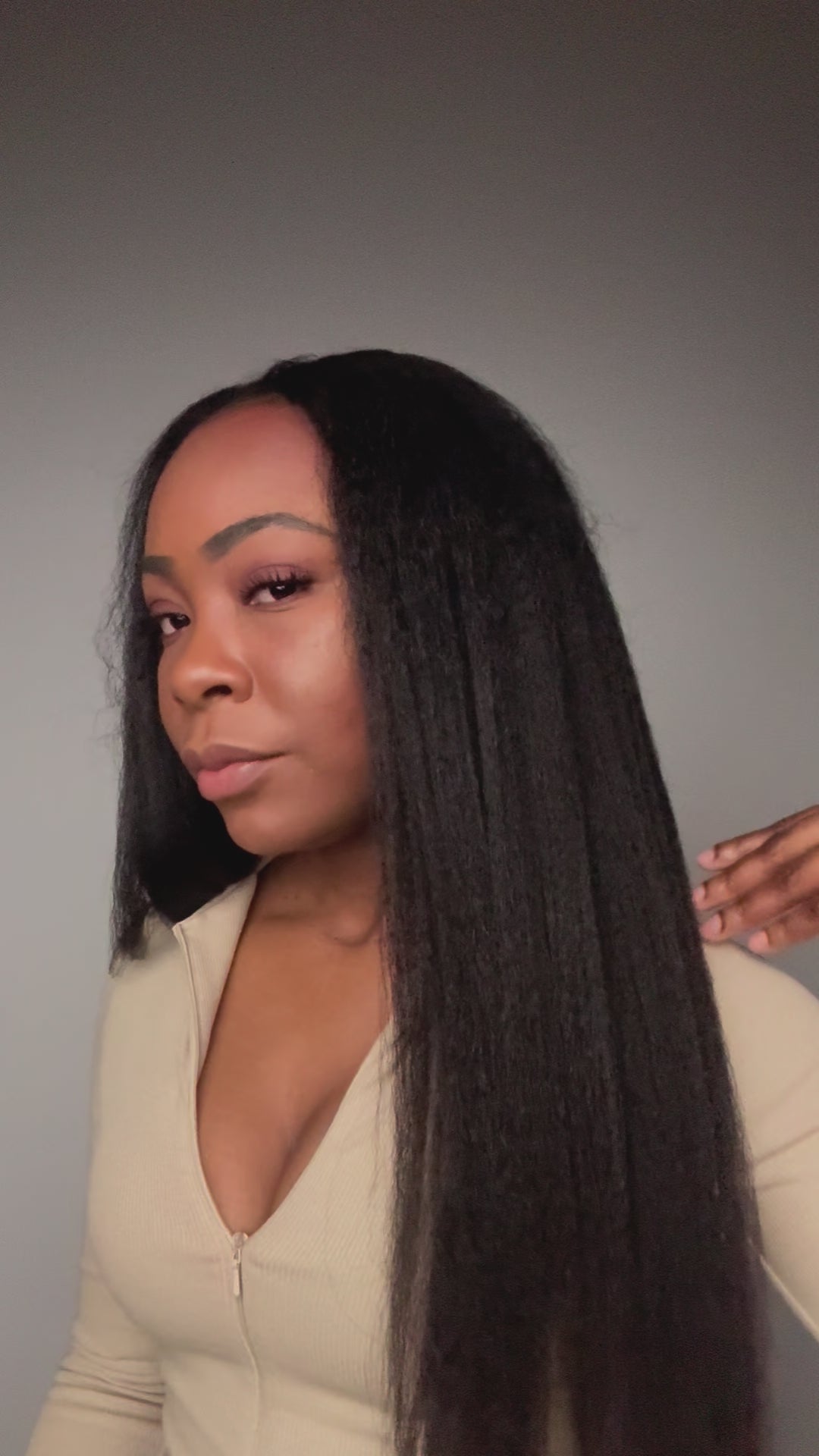 Kinky Straight U-Part Wig