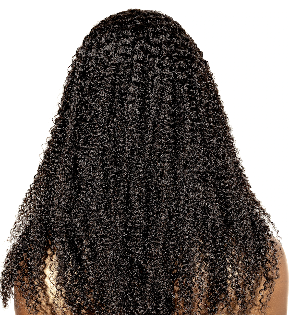 Kinky Curly U-Part Wig Back Profile