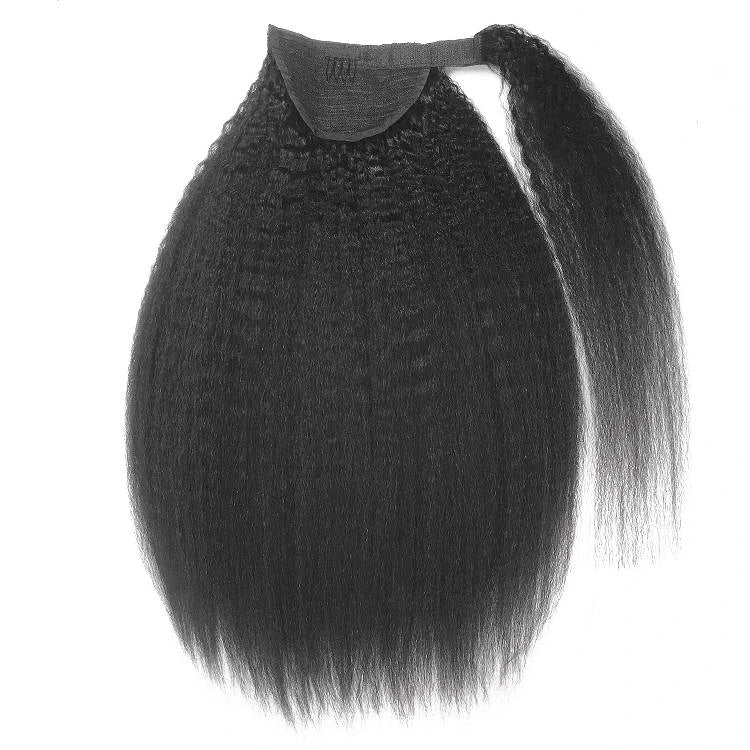 Kinky Straight Wrapped Ponytail