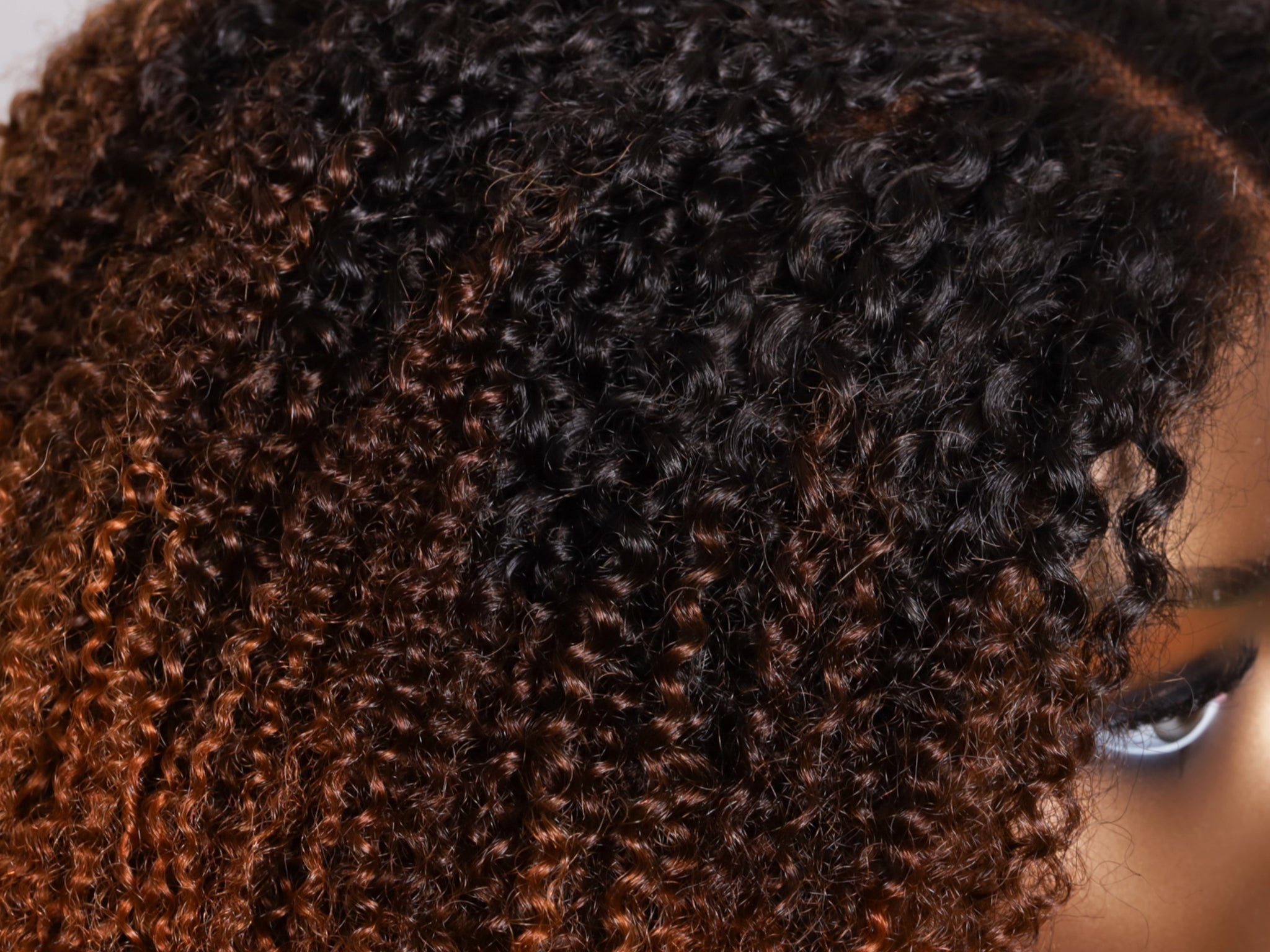 Ombre Afro Kinky Coily Lace Wig