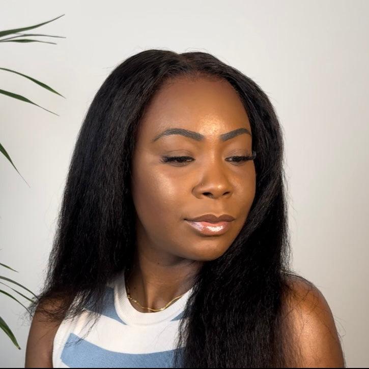 KINKY STRAIGHT LACE CLOSURE WIG