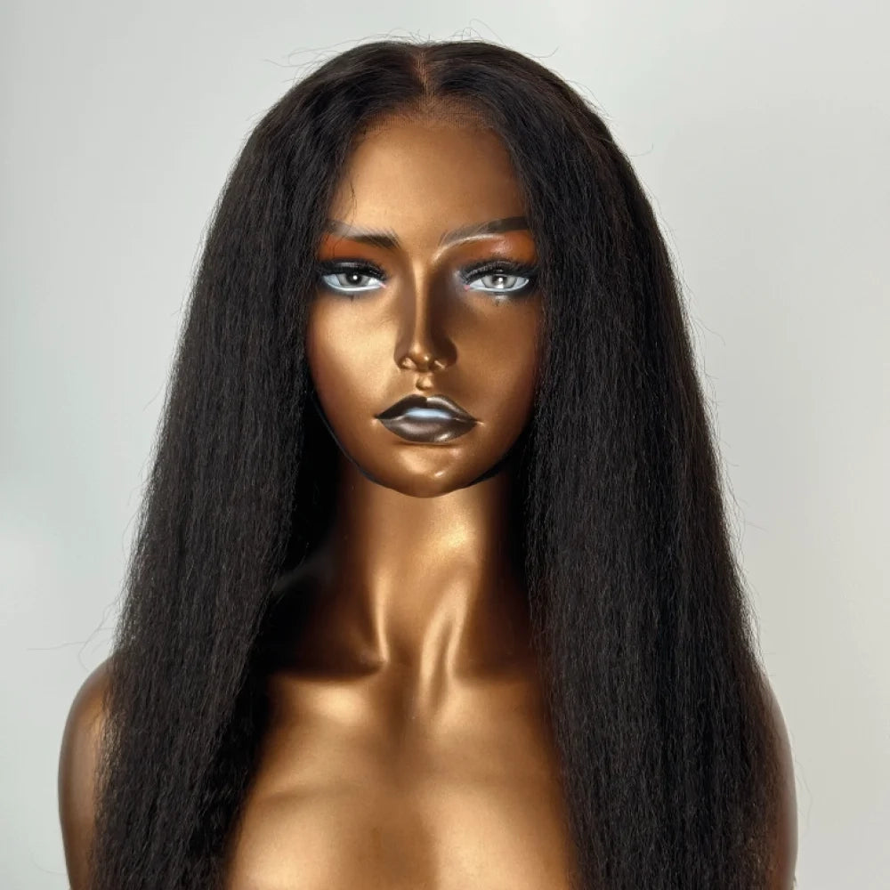 KINKY STRAIGHT LACE CLOSURE WIG