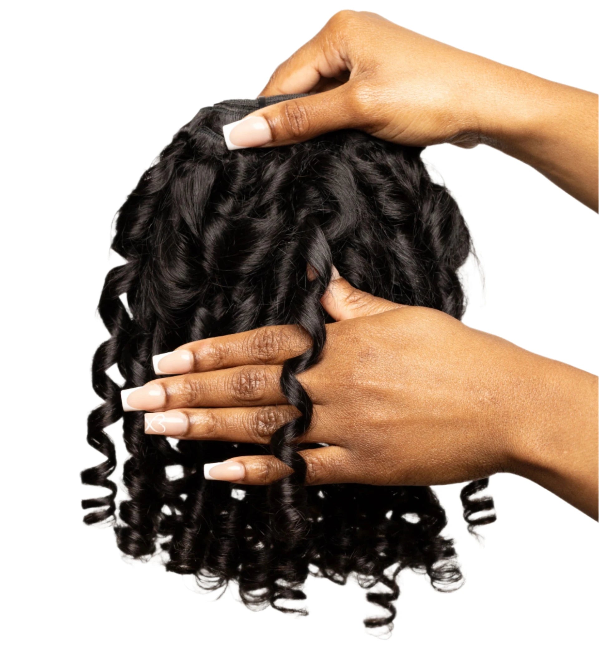 Loose Spiral Curl Weft Bundle Defined